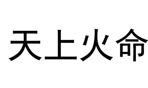 天上火命男|天上火命代表什么意思